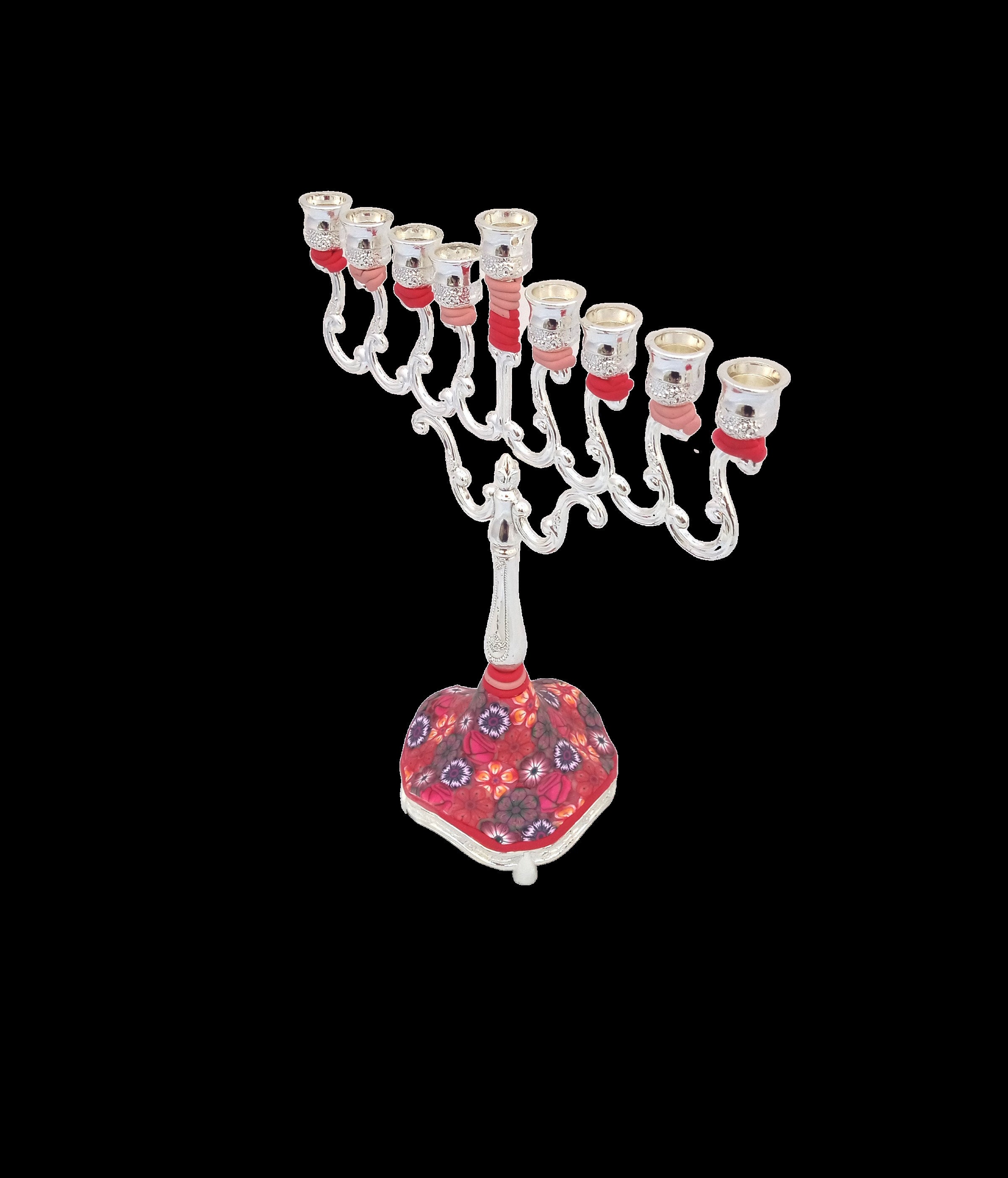 Menorah Candle Holder Hanukkah Gift Chanuka Judaica Jewish Etsy