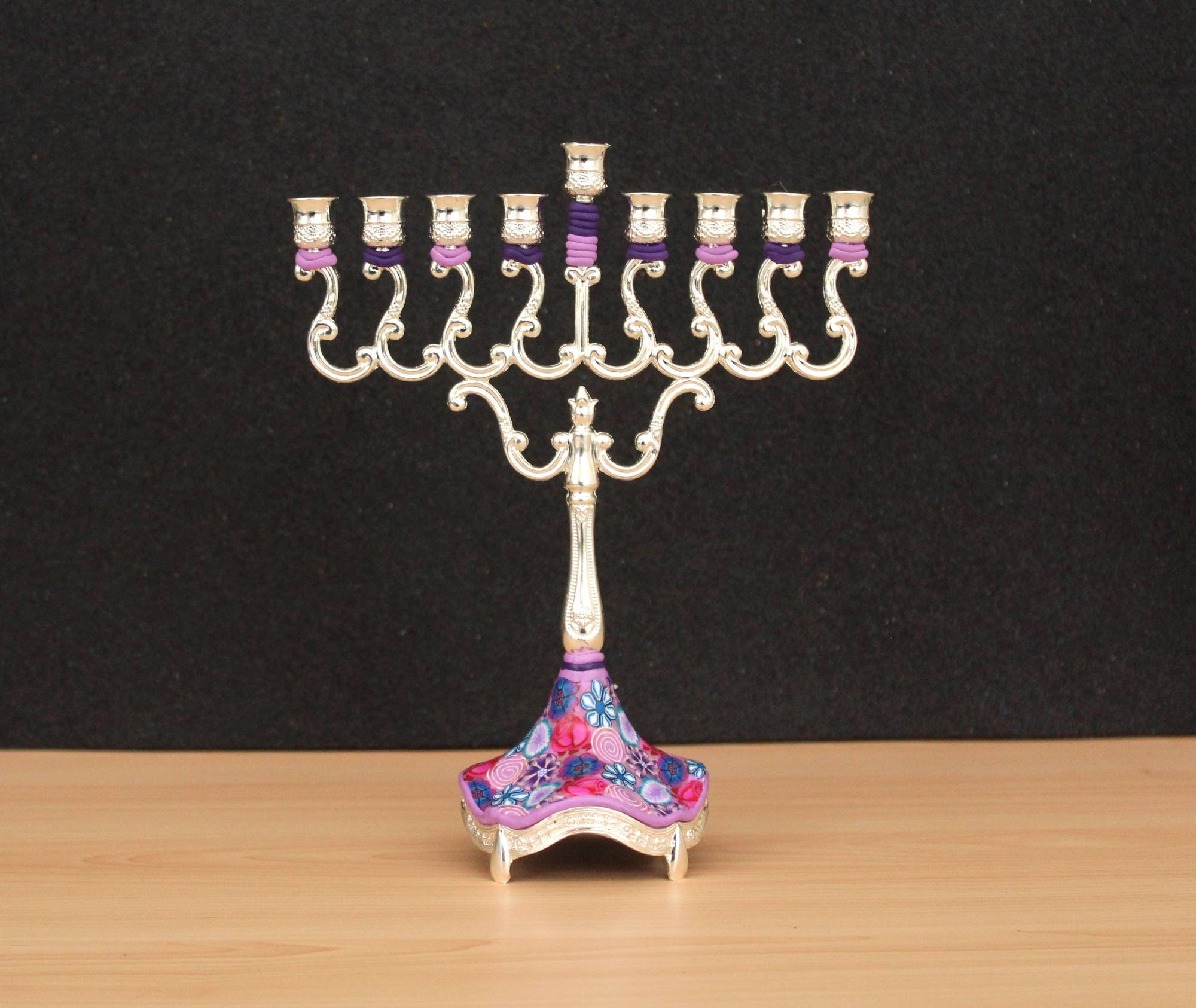 Hanukkah New Home Gift Israeli Art Menorah Judaica Etsy