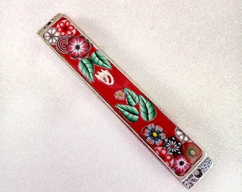 Bat mitswa-cadeau - mezoeza met bloemen