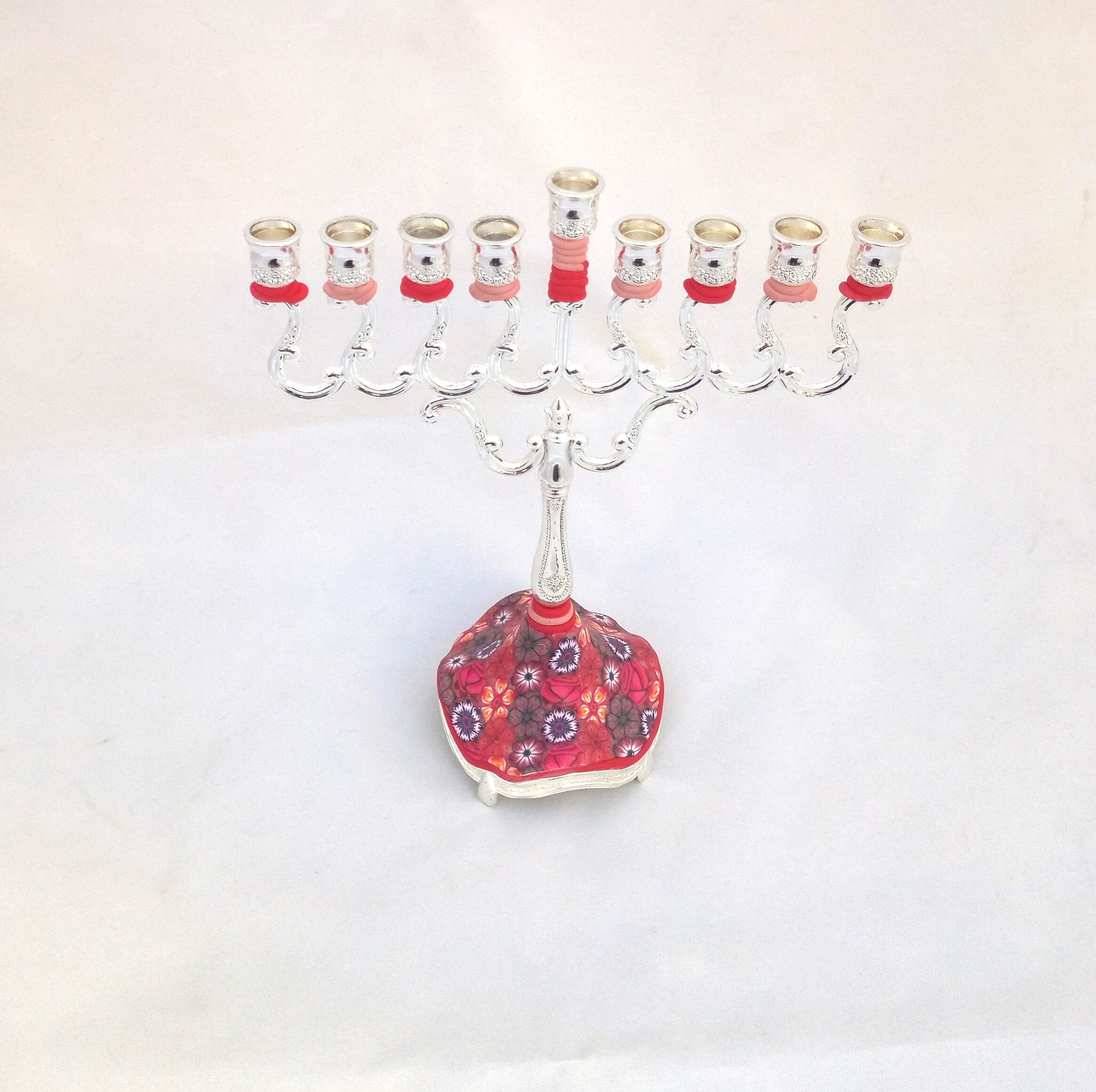 Menorah Candle Holder Hanukkah Gift Chanuka Judaica Jewish Etsy