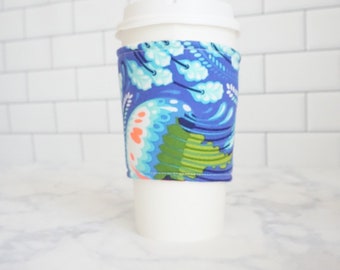 Reusable Coffee Sleeve-Jellyfish Print