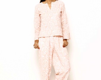 Mirabella Salmon Pink Pajama Set
