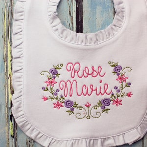 Personalized Baby Bib, Personalized Burp Cloth, Monogrammed Bib, Monogrammed Burp Cloth, Baby Gift, Baby Shower Gift, Personalized Baby Gift