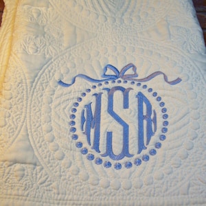 Monogrammed Baby Quilt, Personalized Baby Blanket, Personalized Baby Quilt, Monogrammed Baby Blanket, New Baby, Baby Girl Quilt, Blanket