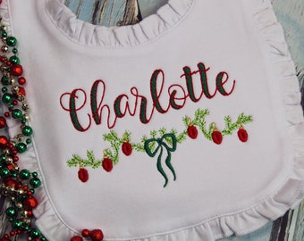 christmas bibs for babies