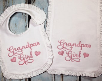 daddys girl bib