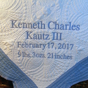 Personalized baby quilt, Personalized Quilt, Quilt, Baby Quilt, Monogrammed Quilt, Baby Blanket, Quilted Crib Blanket, Baby Gift, Throws.