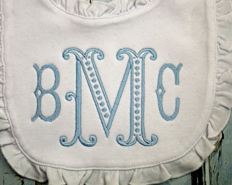 Personalized Baby Bib, Personalized Burp Cloth, Monogrammed Bib, Monogrammed Burp Cloth, Baby Gift, Baby Shower Gift, Personalized Baby Gift