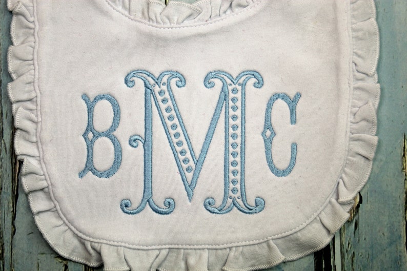Personalized Baby Bib, Personalized Burp Cloth, Monogrammed Bib, Monogrammed Burp Cloth, Baby Gift, Baby Shower Gift, Personalized Baby Gift image 1