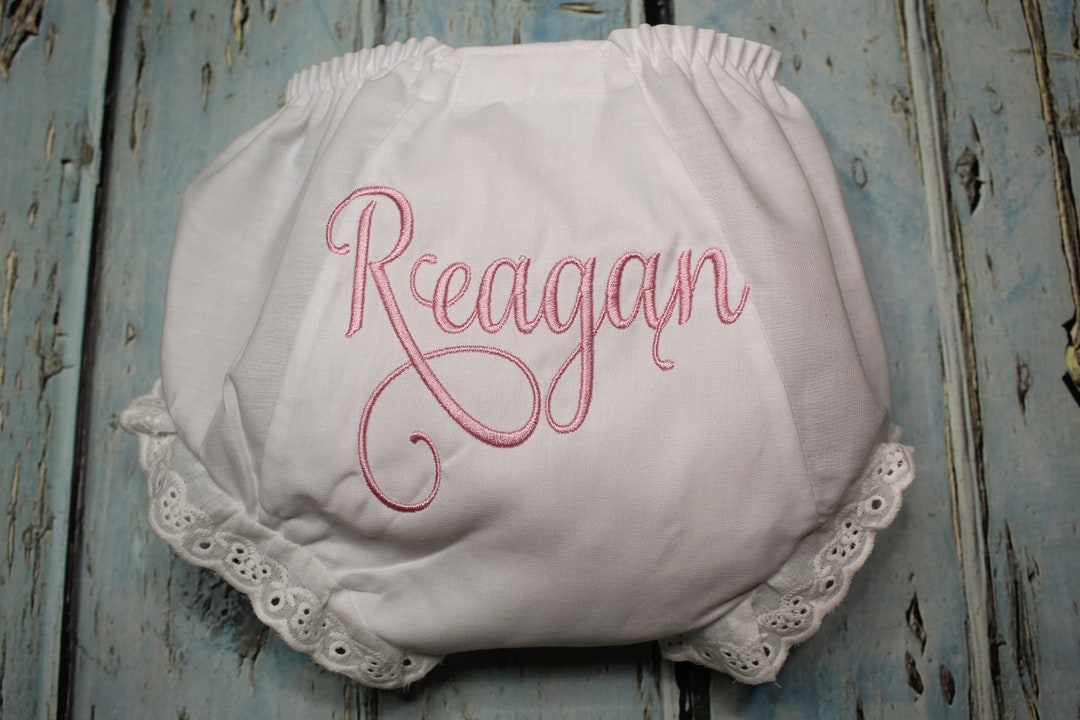 Personalized Baby Bloomers, Personalized Diaper Cover, Monogrammed Baby