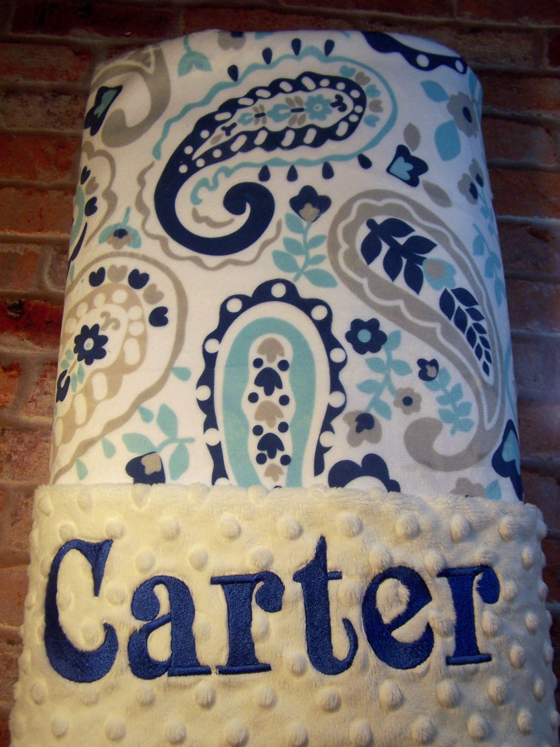 Personalized Baby Blanket Minky Baby Blanket with Name Etsy