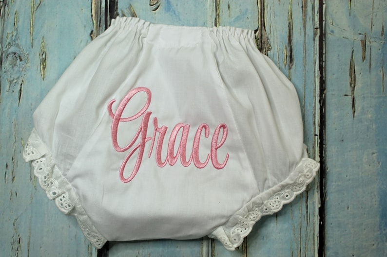 Personalized Baby Bloomers, Personalized Diaper Cover, Monogrammed Baby Bloomers, Baby Shower Gift, Personalized Diaper Cover, image 9