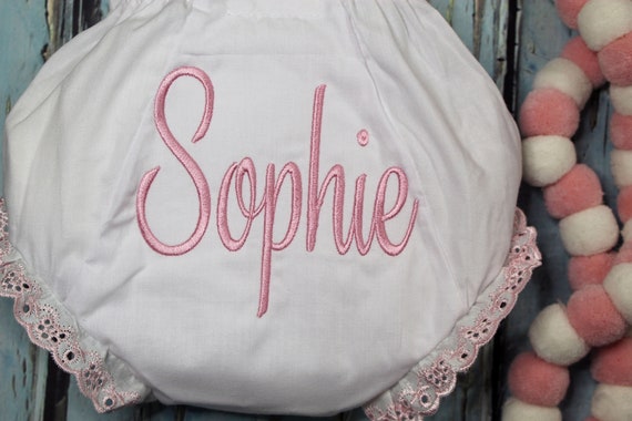 Personalized Baby Bloomers, Personalized Diaper Cover, Monogrammed Baby Bloomers, Baby Shower Gift, Personalized Diaper Cover,