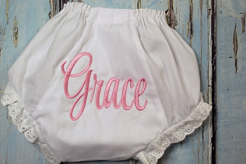 Personalized Baby Bloomers, Personalized Diaper Cover, Monogrammed Baby Bloomers, Baby Shower Gift, Personalized Diaper Cover, image 2