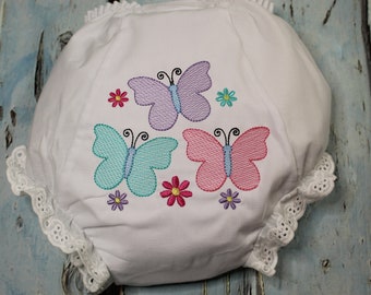 Personalized Baby Bloomers, Custom Monogram Baby Girl Bloomers, Baby Girl Bloomers, Fancy Panties, Embroidered Bloomers, Fancy Pants