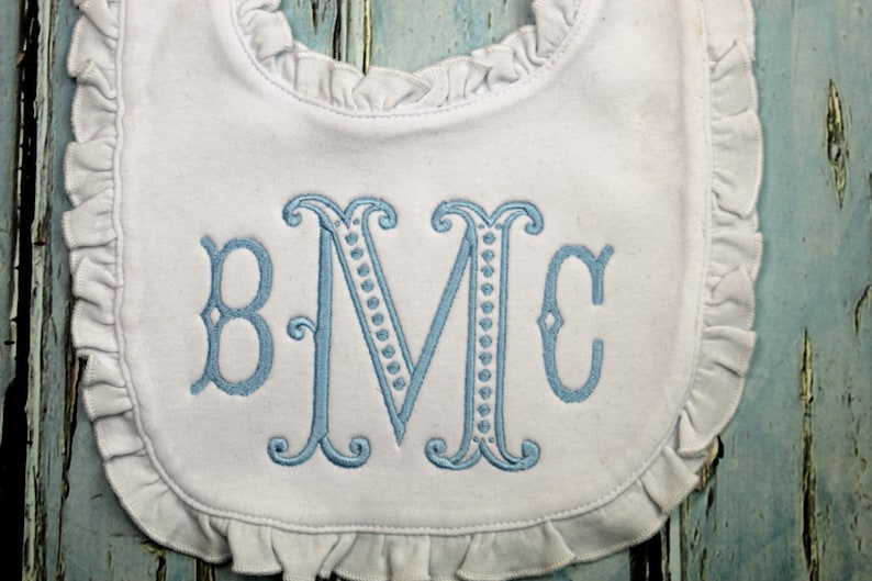 Personalized Baby Bib Personalized Burp Cloth Monogrammed Etsy