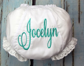 Personalized Baby Bloomers, Personalized Diaper Cover, Monogrammed Baby Bloomers, Baby Shower Gift, Personalized Diaper Cover,