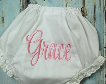 Personalized Baby Bloomers, Personalized Diaper Cover, Monogrammed Baby Bloomers, Baby Shower Gift, Personalized Diaper Cover,