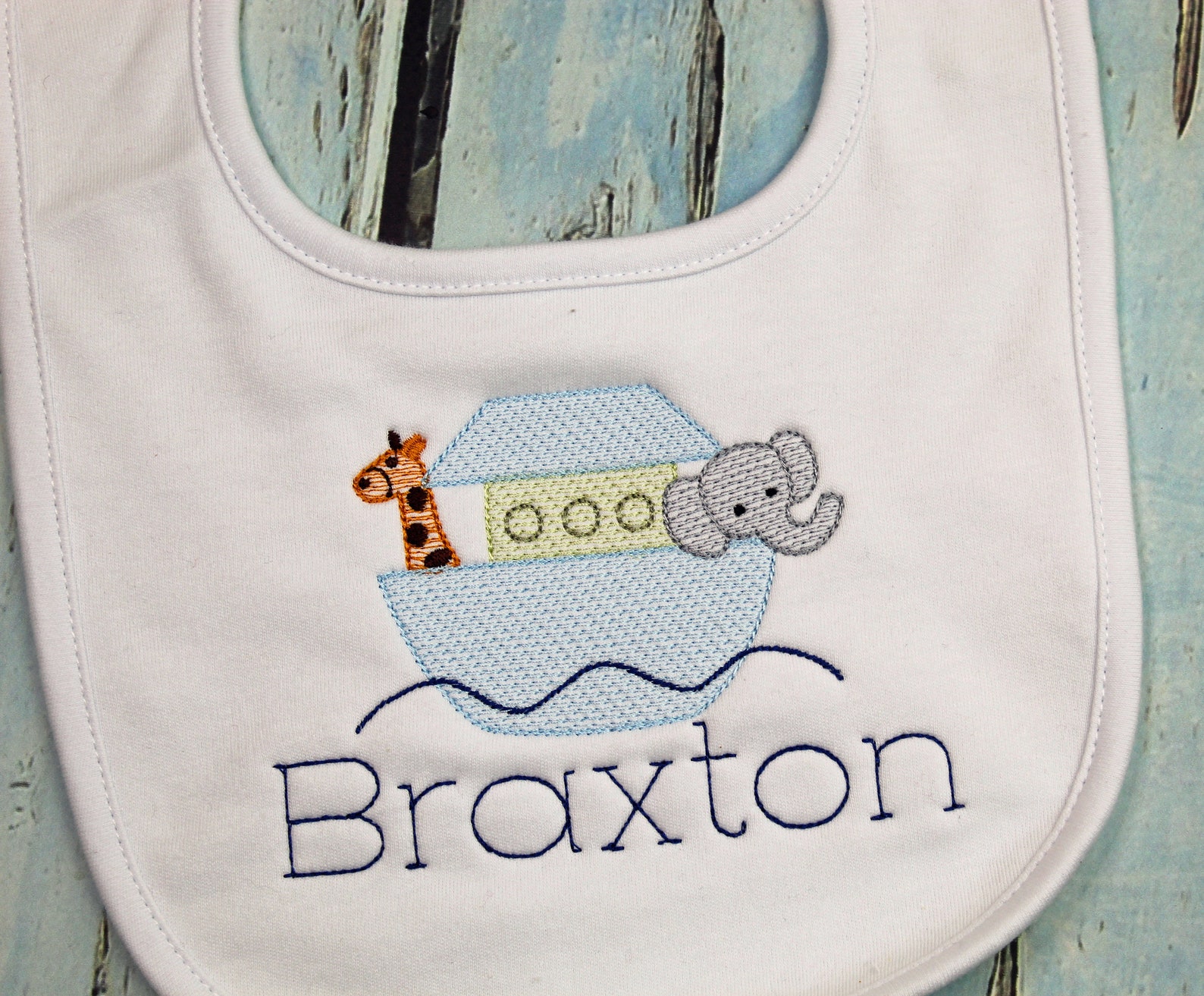 Personalized Bib / Personalized Baby Bib and Burp Cloth/ Bib ...