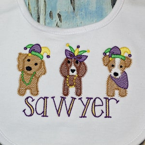 First Mardi Gras Baby Bib, First Mardi Gras Burp Cloth, Mardi Gras Bib and Burp Cloth, Mardi Gras Gift, Baby Shower Gift