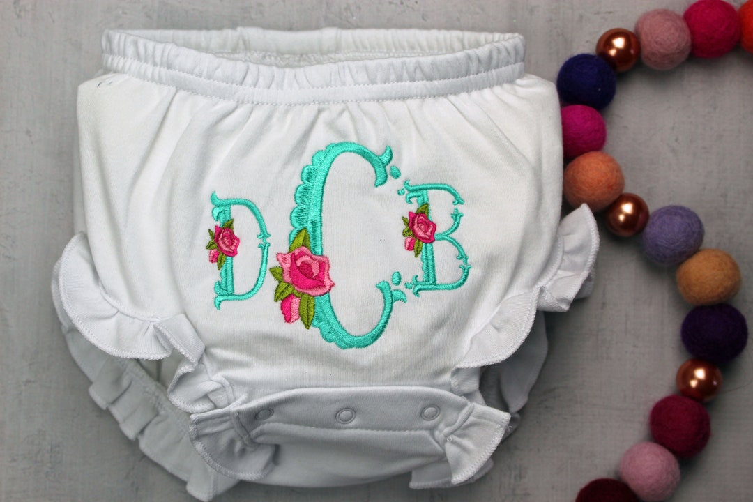Personalized Baby Bloomers Very Soft With Snap Bottoms Custom Etsy