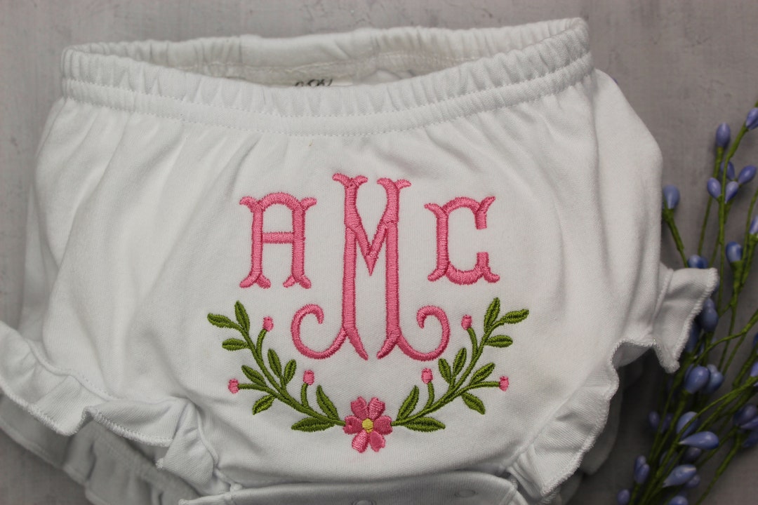 Personalized Baby Bloomers Very Soft With Snap Bottoms Custom Etsy