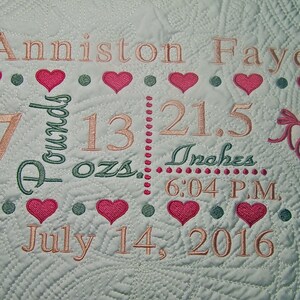 Personalized Quilt, Quilt, Baby Quilt, Monogrammed Quilt, Baby Blanket, Crib Blanket, Quilted Crib Blanket, Baby Gift, Throws