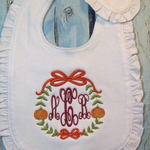 GREEN THANKSGIVING SILICONE BIB SET