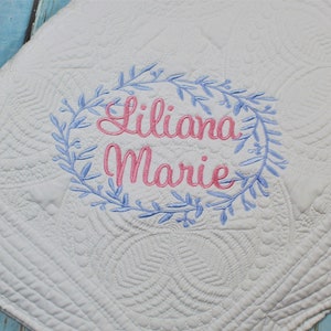Personalized baby quilt, Personalized Quilt, Quilt, Baby Quilt, Monogrammed Quilt, Baby Blanket, Quilted Crib Blanket, Baby Gift, Throws.