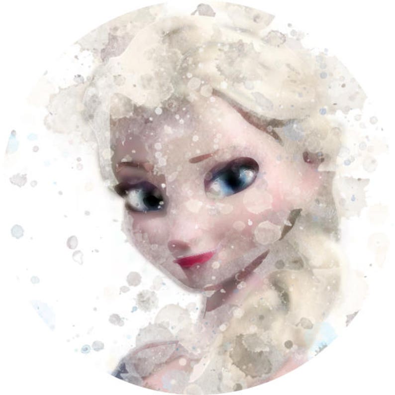 FROZEN ELSA PRINT Queen Elsa Princess Elsa Frozen Snow | Etsy
