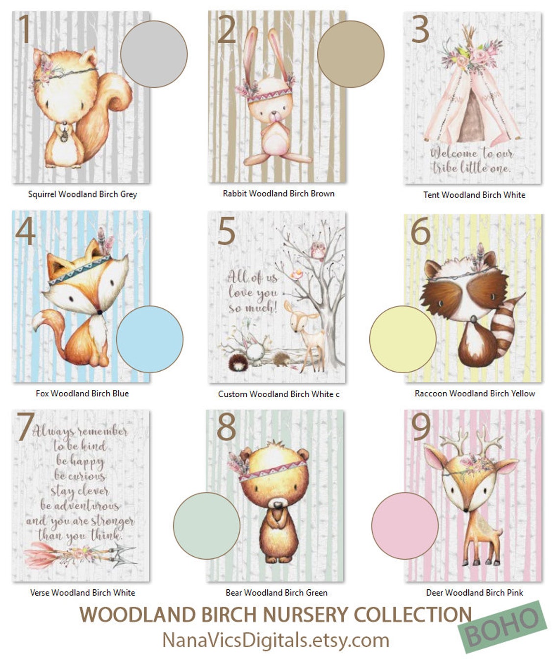 THUMBPRINT GUESTBOOK Printable Sign. Custom Woodland Baby - Etsy