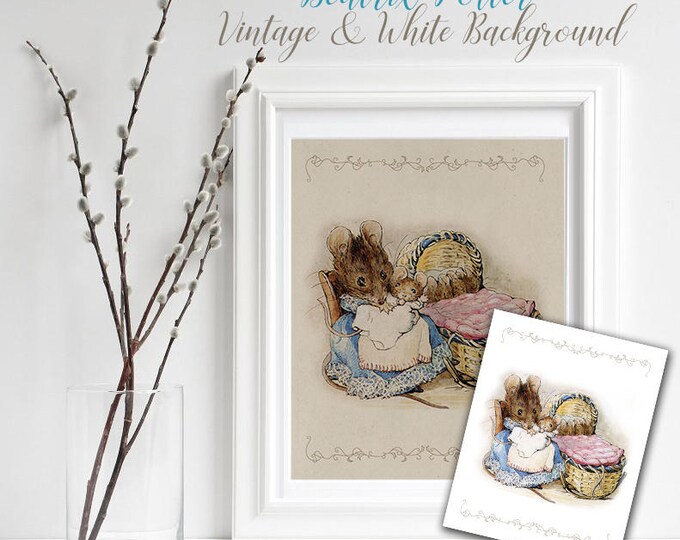 Set of 3 Beatrix Potter Nursery Art Prints. Beatrix Potter Downloadable ...