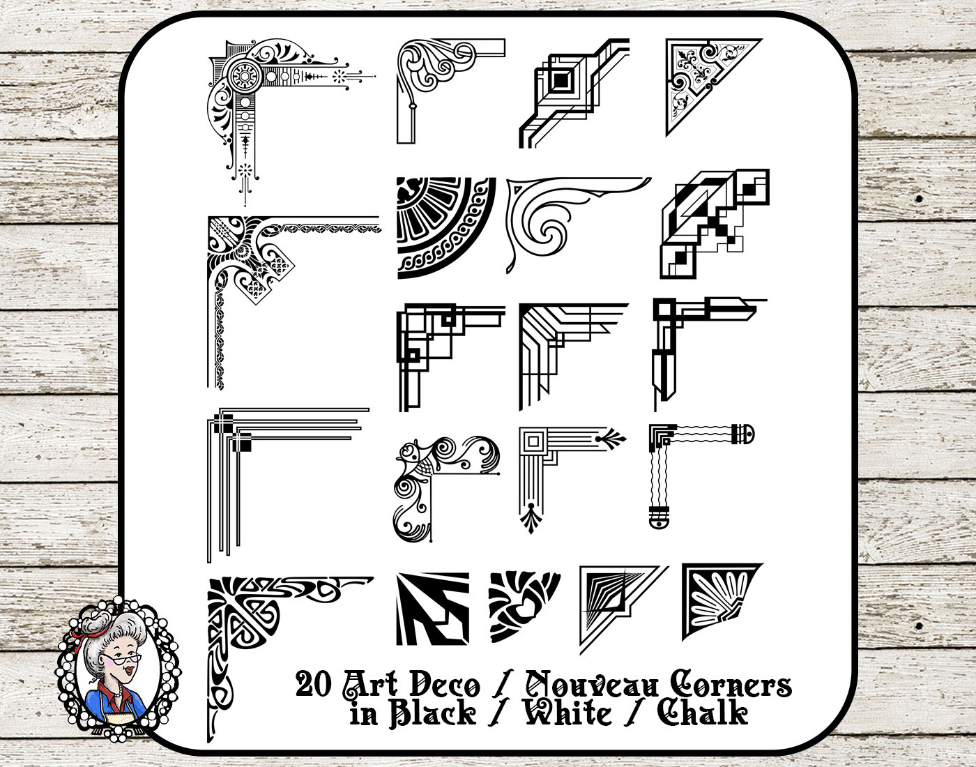 Art Deco Decorative Corners