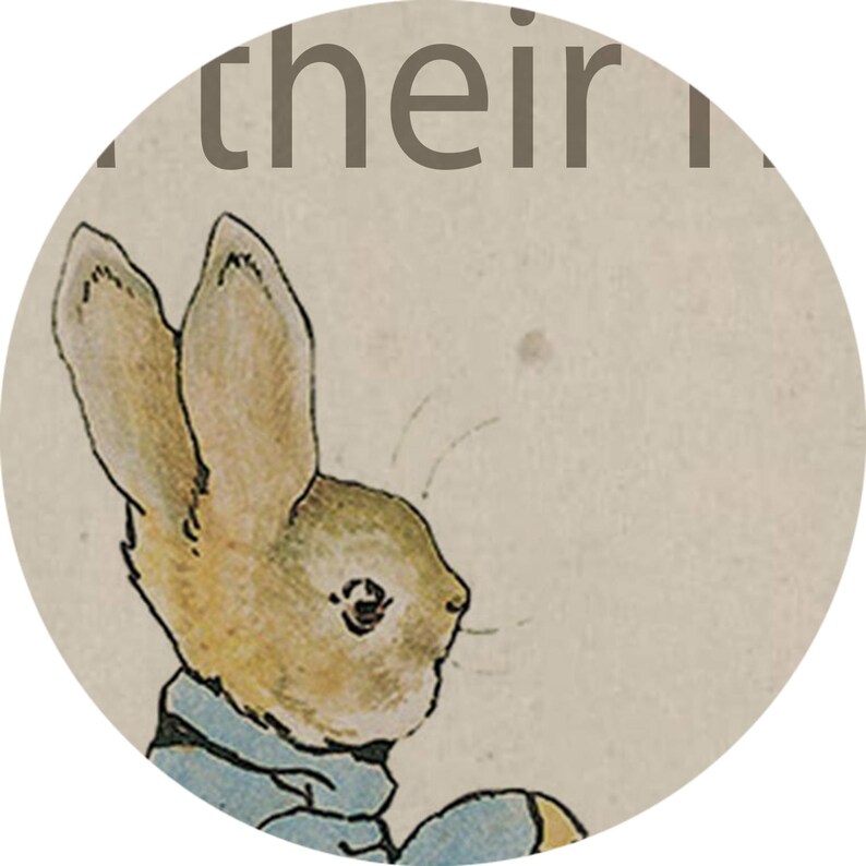 beatrix potter nursery print 01 peter rabbit with quote etsy