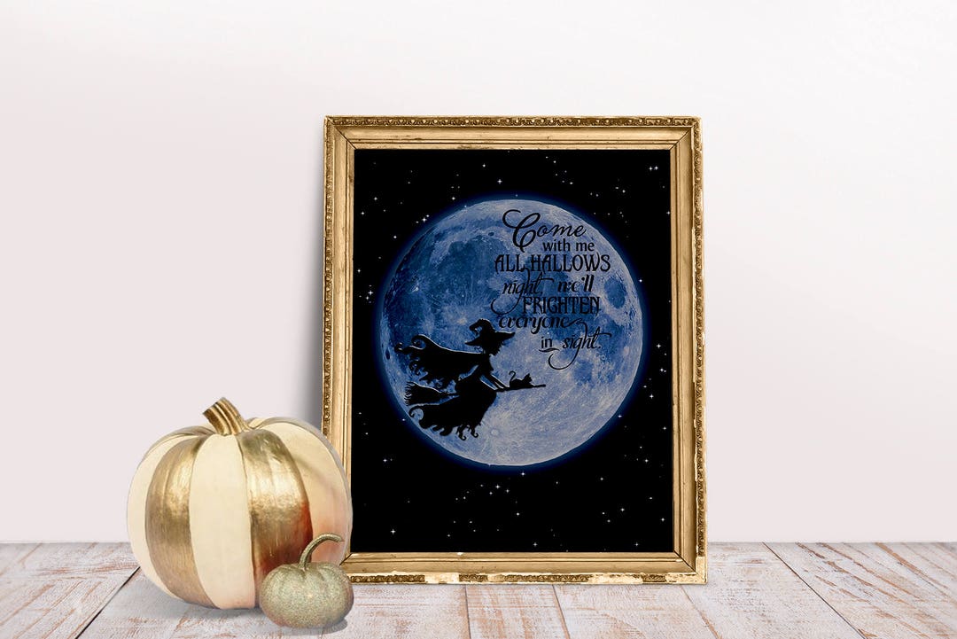 Halloween DIY Printable, Witch Digital Download, Halloween Printable ...