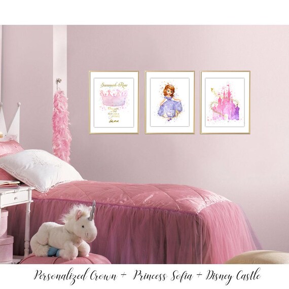 Sofia The First Princess Sofia The First Sofia Print Princess Print Disney Sofia Disney Print Sofia Watercolor Nursery Digital Print