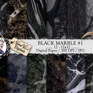 Marmor Digitales Papier, Schwarzer Marmor, Marmor texturen, Marmor Hintergründe, Druckbar, Marmor Fotografie Rücken Tropfen, Granit, Stein Marmor