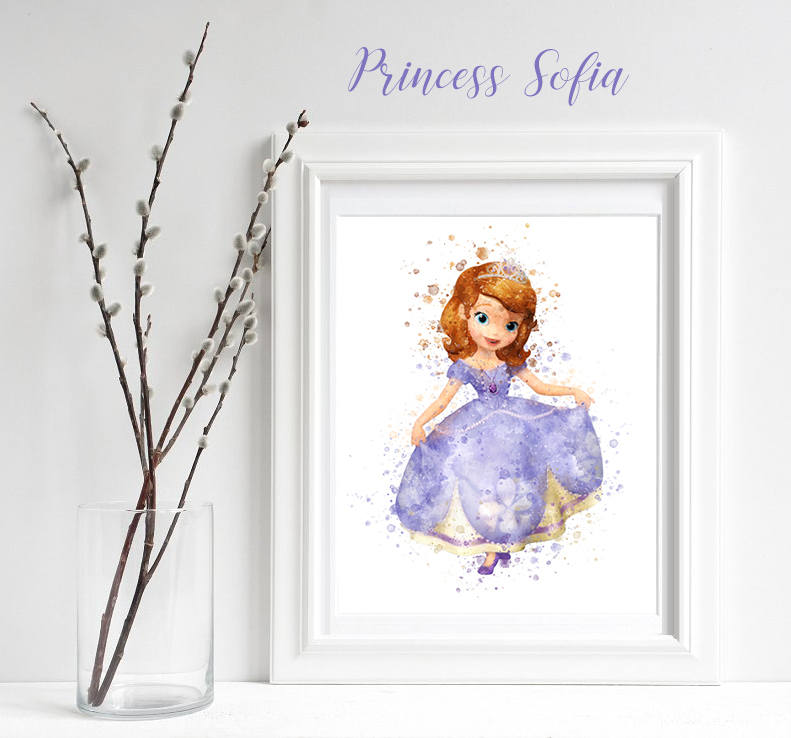 SOFIA THE FIRST Princess Sofia the First Sofia Print - Etsy