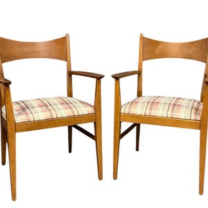 Pair of Paul Mccobb Dining Room Armchairs for Calvin Mid Century