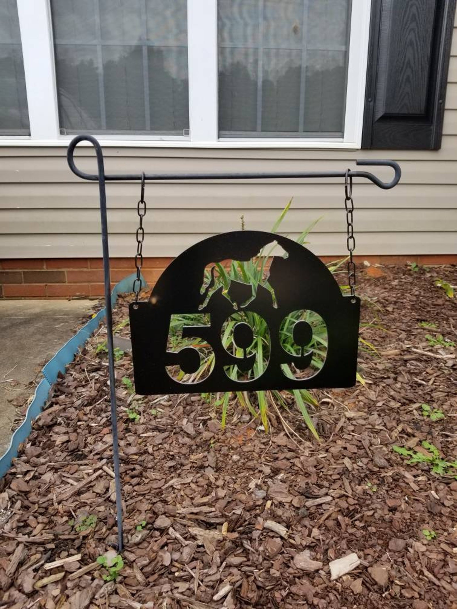 Lamp Post Sign Lamp Post Address Plaque House Number Sign Etsy