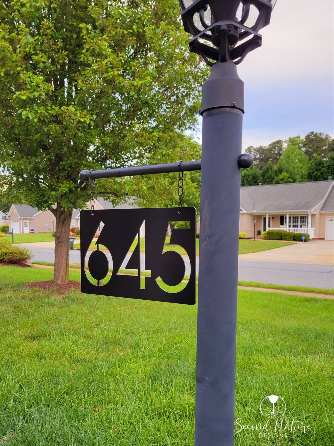 Lamp Post Sign Lamp Post Address Plaque House Number Sign Etsy