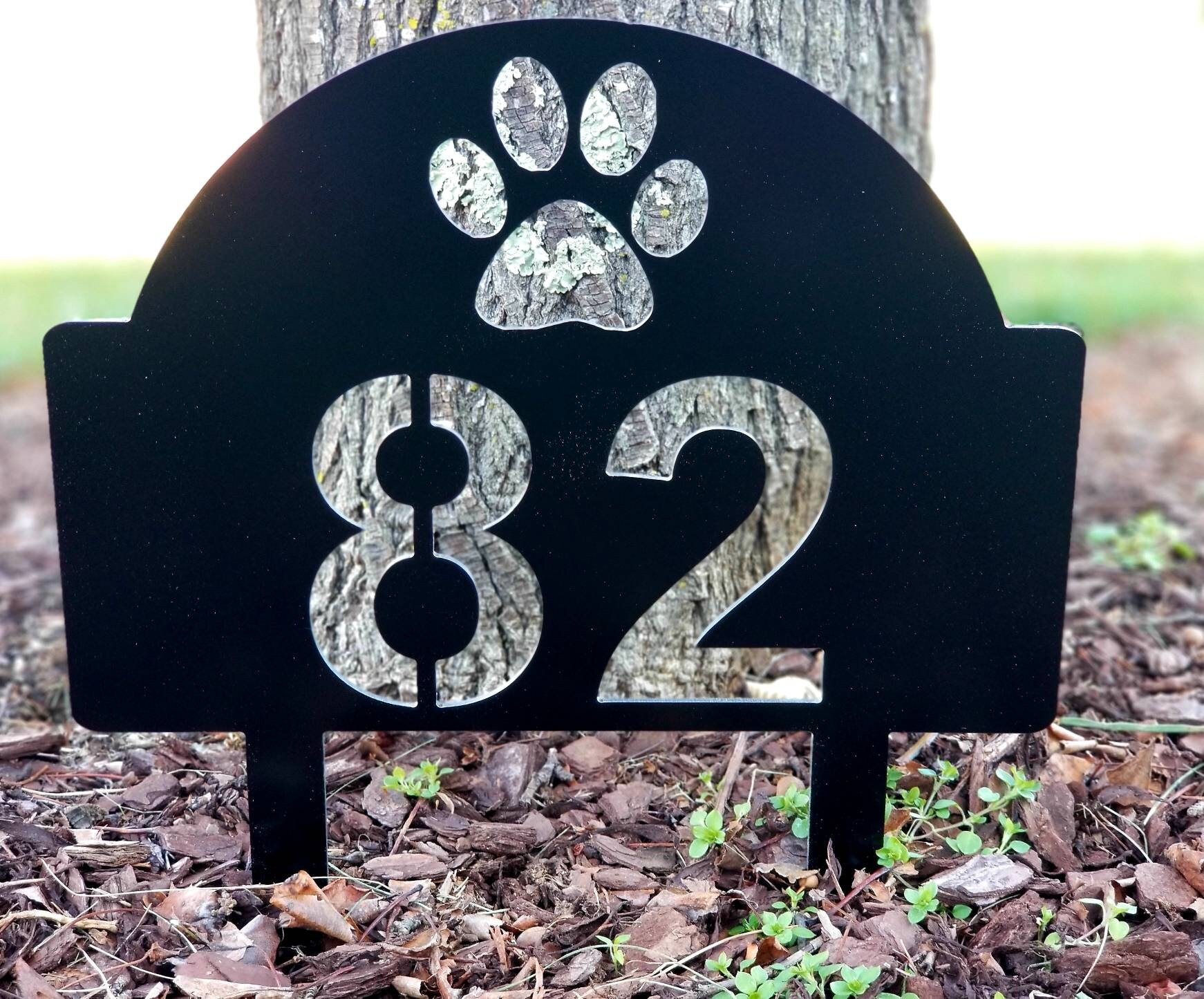 Lamp Post Sign Lamp Post Address Plaque House Number Sign Etsy