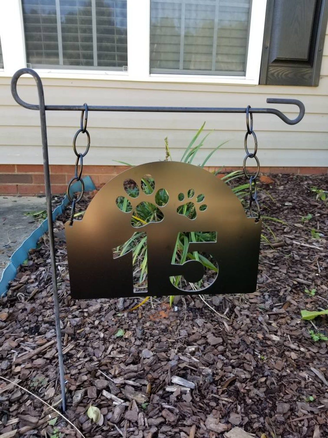 Lamp Post Sign Lamp Post Address Plaque House Number Sign Etsy