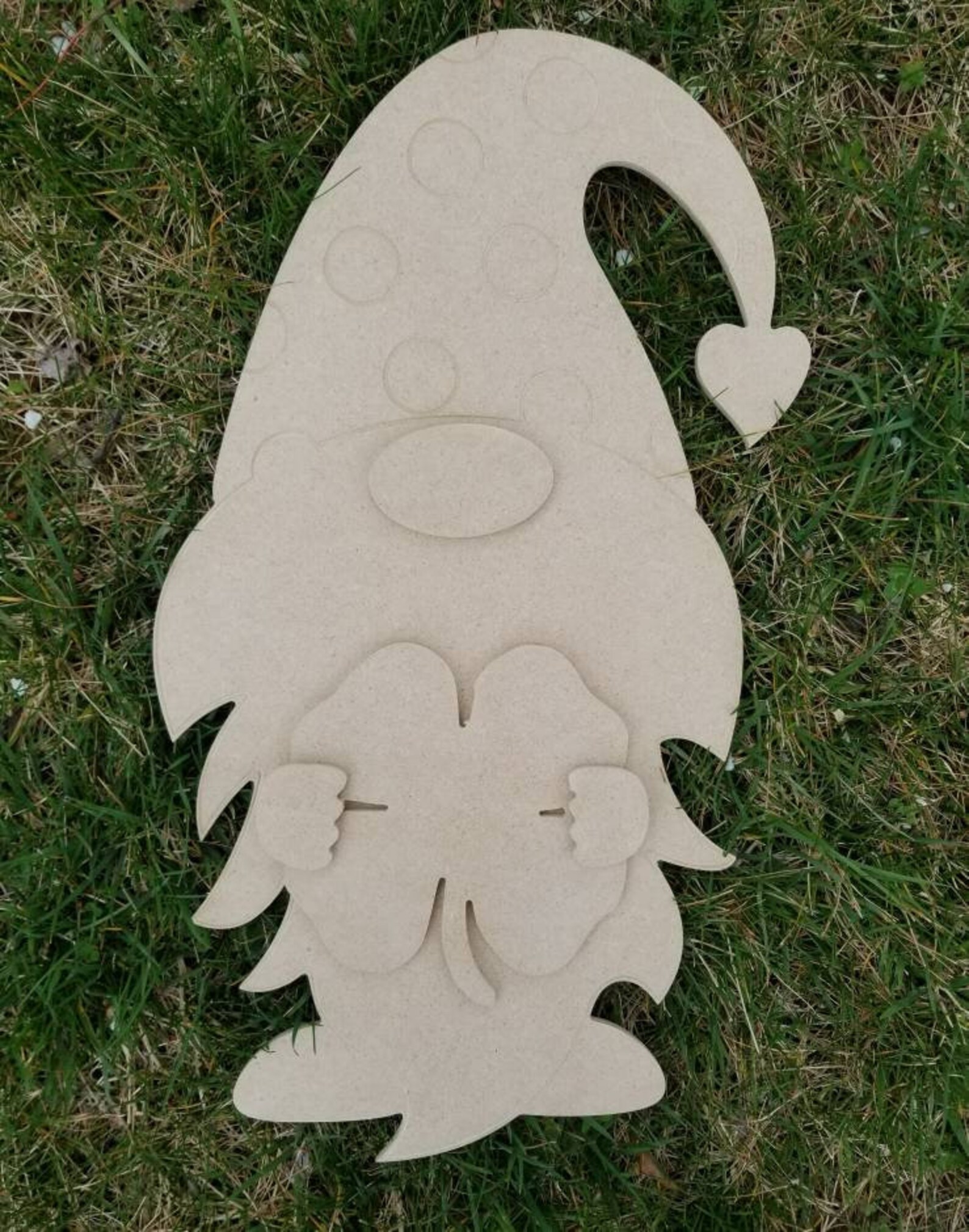 UNFINISHED Wood Gnome Door Hanger / Wooden Gnome Door Hanger / Etsy