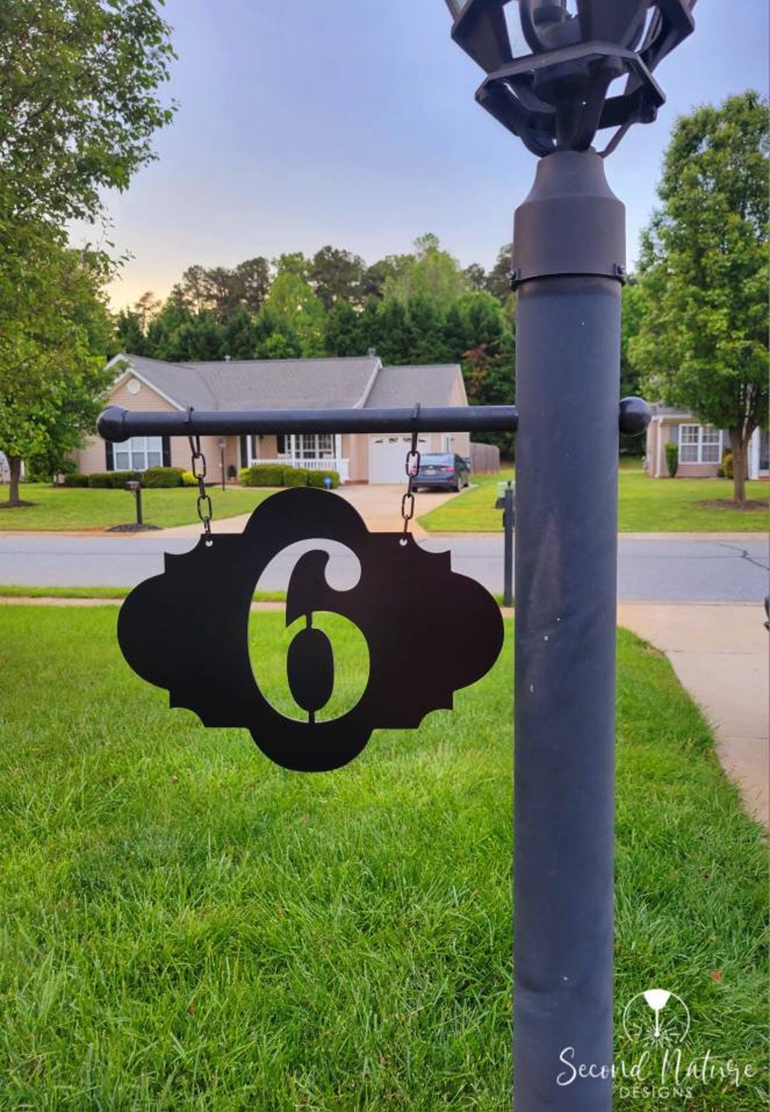 Lamp Post Sign Lamp Post Address Plaque House Number Sign Etsy