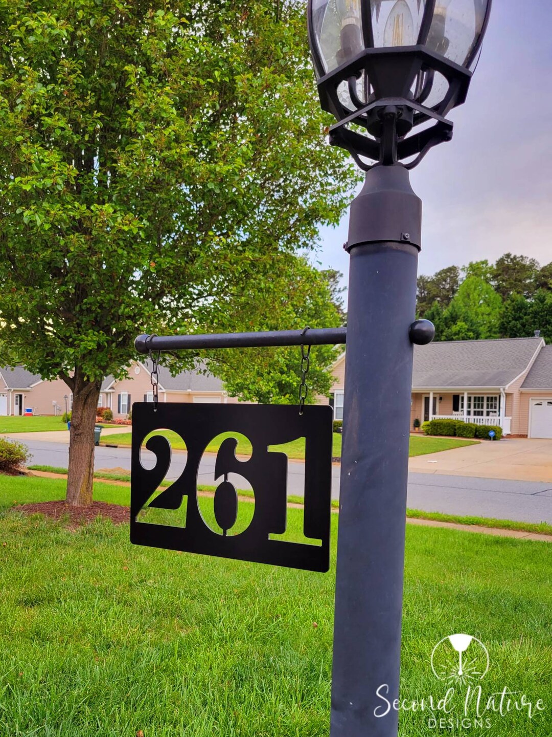 Lamp Post Sign Lamp Post Address Plaque House Number Sign Etsy