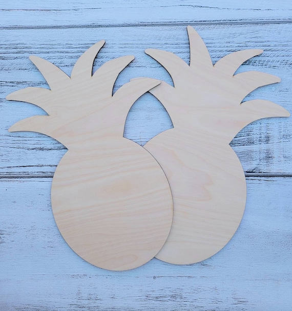 UNFINISHED Pineapple Blank / Pineapple Wood Blank/ Unpainted | Etsy