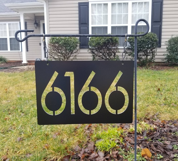 Lamp Post Sign Address Plaque House Number Lamp Post Address Plaque House, Lamp Post House Signs