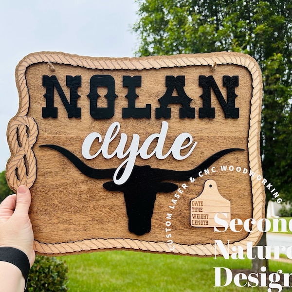 Western Theme Hospital Door Hanger Etsy