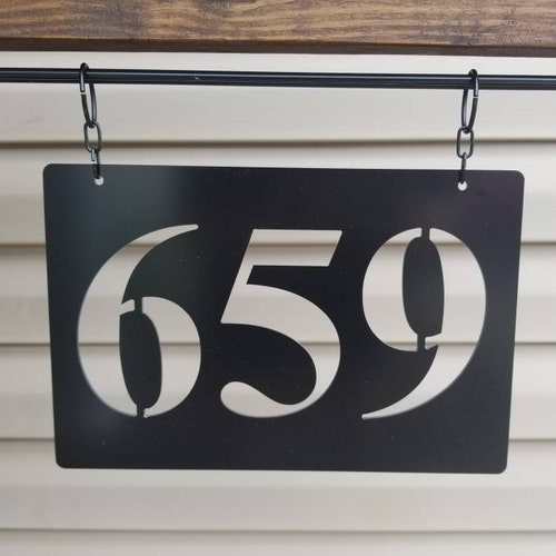 Lamp Post Sign Lamp Post Address Plaque House Number Sign Etsy